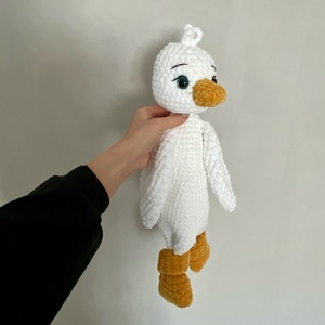 Horgolt kacsa alvópajti - játék & sport - plüssállat & játékfigura - más figura - Meska.hu
