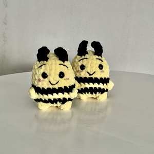 Horgolt mini méhecske - játék & sport - plüssállat & játékfigura - más figura - Meska.hu