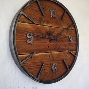 industriál falióra 13/A - otthon & életmód - dekoráció - fali és függő dekoráció - falióra & óra - Meska.hu