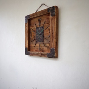 rustikus falióra B - otthon & életmód - dekoráció - fali és függő dekoráció - falióra & óra - Meska.hu