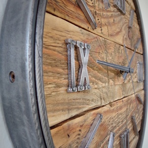 industriál falióra 8R - otthon & életmód - dekoráció - fali és függő dekoráció - falióra & óra - Meska.hu