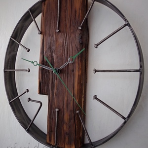 industriál falióra rustic  - Meska.hu