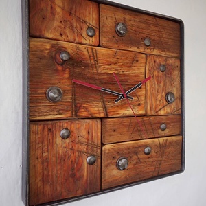 industriál falióra 7/N - otthon & életmód - dekoráció - fali és függő dekoráció - falióra & óra - Meska.hu