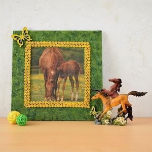 Pihenés - lovas, domborműves kép Paverpol-lal, Művészet, Más művészeti ág, Festészet, MESKA