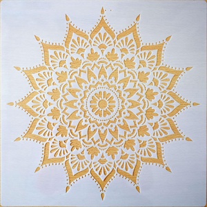 Mandala  40 cm-es, festenivaló, domborműves alap  Csipkevirág - diy (csináld magad) - egységcsomag - Meska.hu