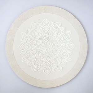 Mandala  40 cm-es, festenivaló, domborműves alap  Tűzvirág - diy (csináld magad) - egységcsomag - Meska.hu