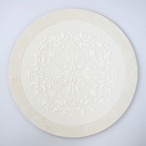 Mandala  40 cm-es, festenivaló, domborműves alap  Virágmező - diy (csináld magad) - egységcsomag - Meska.hu