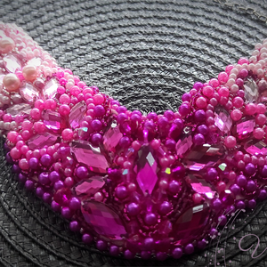 203. Flamingo sparkle - ékszer - nyaklánc - statement nyaklánc - Meska.hu