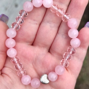 24. Ásvány karkötő - ékszer - karkötő - gyöngyös karkötő - Meska.hu