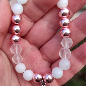 28. Ásvány karkötő - ékszer - karkötő - gyöngyös karkötő - Meska.hu