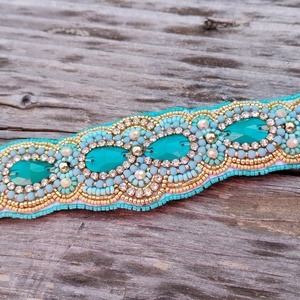 Arabian Night karkötő - ékszer - karkötő - széles karkötő - Meska.hu