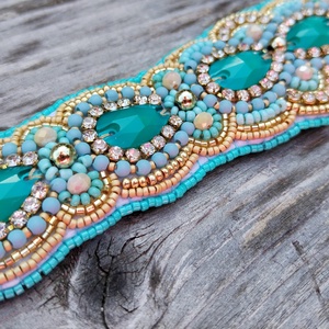 Arabian Night karkötő - ékszer - karkötő - széles karkötő - Meska.hu