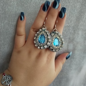 643. Princess füli, Ékszer, Fülbevaló, Lógó csepp fülbevaló, Gyöngyfűzés, gyöngyhímzés, MESKA