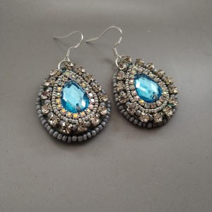 643. Princess füli - ékszer - fülbevaló - lógó csepp fülbevaló - Meska.hu