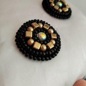 BG beszúrós fülbevaló - ékszer - fülbevaló - pötty fülbevaló - Meska.hu