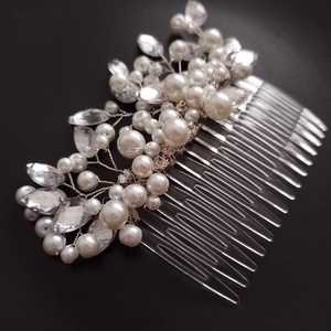 Carolina hajdísz - esküvő - hajdísz - fésűs hajdísz - Meska.hu