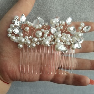 Carolina hajdísz - esküvő - hajdísz - fésűs hajdísz - Meska.hu