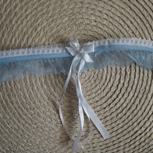 Harisnyakötő  - esküvő - kiegészítők - harisnyatartó & valami kék - Meska.hu