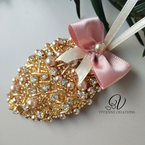 Csúcsos karácsonyi dísz  - karácsony - karácsonyi lakásdekoráció - karácsonyi lakásdíszek - Meska.hu