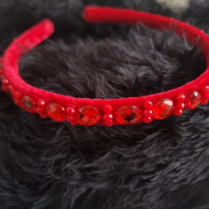 Menyecske hajpánt - esküvő - hajdísz - hajpánt - Meska.hu