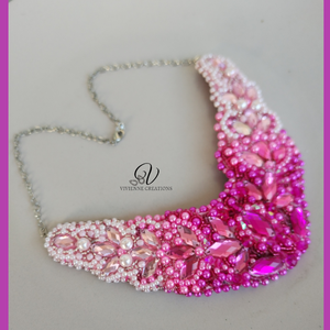 203. Flamingo sparkle - ékszer - nyaklánc - statement nyaklánc - Meska.hu