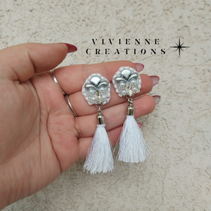 Ellery fülbevaló - ékszer - fülbevaló - rojtos fülbevaló - Meska.hu