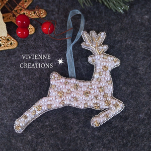 Csodaszarvas karácsonyi dísz - Meska.hu