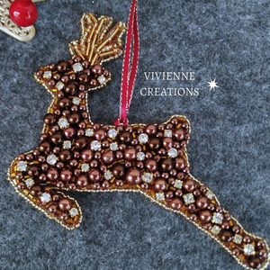 Csodaszarvas karácsonyi dísz - karácsony - karácsonyi lakásdekoráció - karácsonyfadíszek - Meska.hu