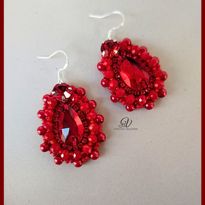 Elyra fülbevaló - ékszer - fülbevaló - lógó csepp fülbevaló - Meska.hu