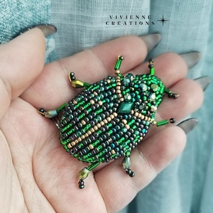 Junebug bross - ékszer - kitűző és bross - Meska.hu