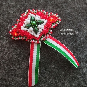 Egyedi Kokárda  - ékszer - kitűző és bross - Meska.hu