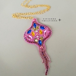 Alícia nyaklánc  - ékszer - nyaklánc - statement nyaklánc - Meska.hu