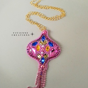 Alícia nyaklánc  - ékszer - nyaklánc - statement nyaklánc - Meska.hu