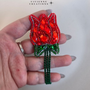 Tulipán bross  - Meska.hu