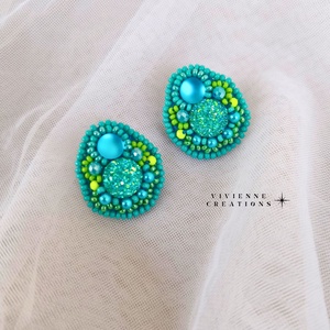 Juno beszúrós fülbevaló - ékszer - fülbevaló - pötty fülbevaló - Meska.hu