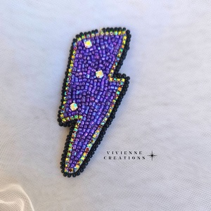 Villámos bross - ékszer - kitűző és bross - Meska.hu