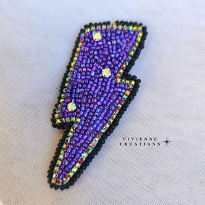 Villámos bross - ékszer - kitűző és bross - Meska.hu