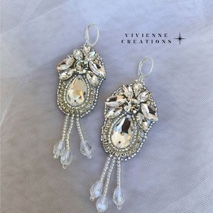 Alyssa fülbevaló - ékszer - fülbevaló - csillár fülbevaló - Meska.hu