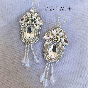 Alyssa fülbevaló - ékszer - fülbevaló - csillár fülbevaló - Meska.hu