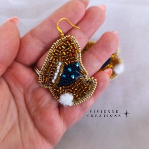 Peter Rabbit fülbevaló - Meska.hu