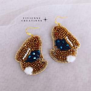 Peter Rabbit fülbevaló - ékszer - fülbevaló - lógó fülbevaló - Meska.hu