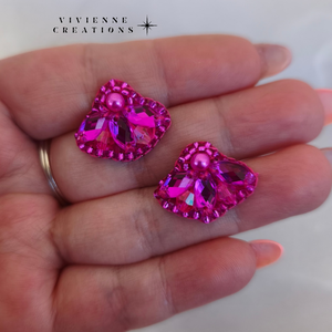Tiny Shiny pink Alexandra - Meska.hu