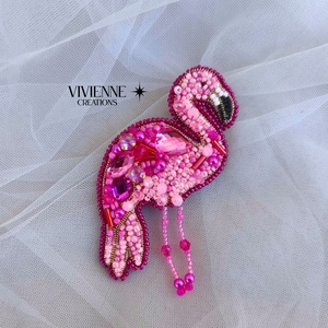 Rendelésre!! Flamingó bross  - Meska.hu