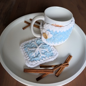 Bögremelegítő + alátét szett - otthon & életmód - konyhafelszerelés, tálalás - tálalás - bögre & csésze - Meska.hu