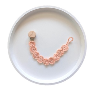 Horgolt baba szett rágóka + cumilánc - baba - mama - baba játékok - cumilánc - Meska.hu