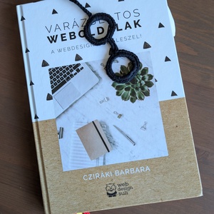 Varázslatos horgolt könyvjelző - könyv & zene - könyvjelző - Meska.hu