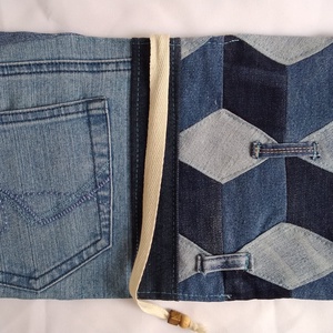Farmer könyvborító patchwork építőkocka mintával 2. - otthon & életmód - papír, írószer - Meska.hu