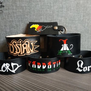 Zord feliratú karpánt - ékszer - karkötő - széles karkötő - Meska.hu