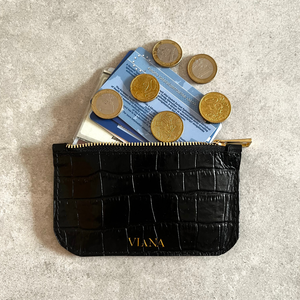 Cipzáros bőr neszeszer, kártyatartó - táska & tok - neszesszer - Meska.hu