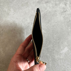 Cipzáros bőr neszeszer, kártyatartó - táska & tok - neszesszer - Meska.hu